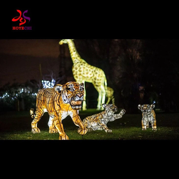 2025 Attractive Outdoor Light Lantern Chinese Traditional Design Animal Lantern Festival For Theme Park Decorations