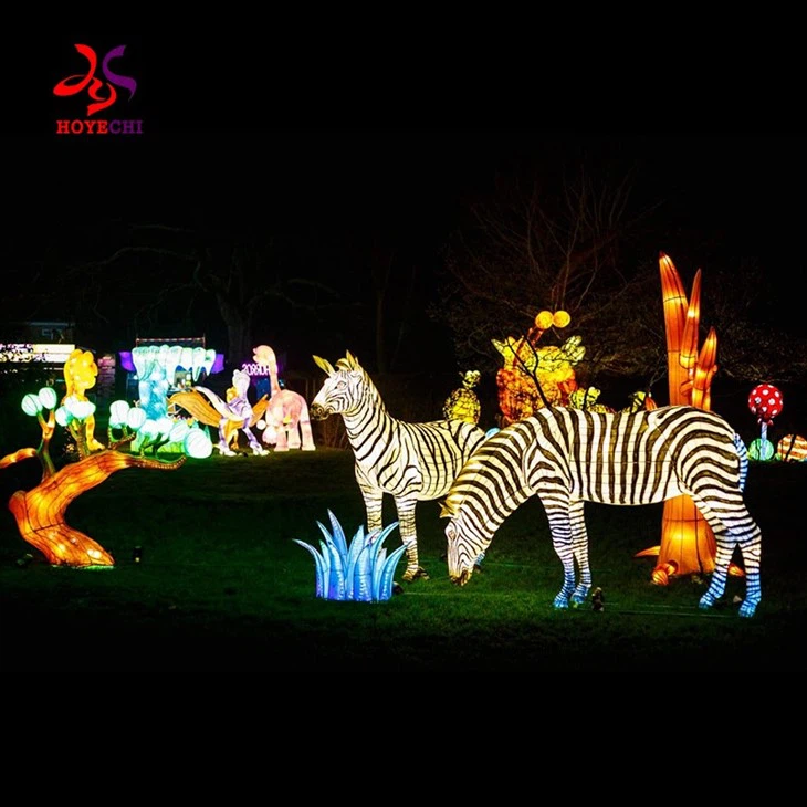 2025 Attractive Outdoor Light Lantern Chinese Traditional Design Animal Lantern Festival For Theme Park Decorations