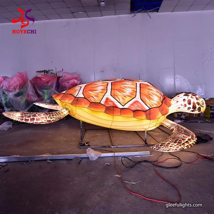 LED Lighted Animal Dinosaur Lantern For Outdoor Park Garden Decor